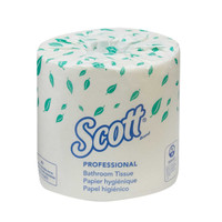 Toilet Tissue ScottEssential White 2-Ply Standard Size Cored Roll 550 Sheets 4 X 4-1/10 Inch 04460 Roll/1 2186 Kimberly Clark 509038_RL