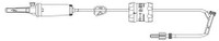 Primary IV Administration Set MedStream Gravity 1 Port 20 Drops / mL Drip Rate 15 Micron Filter 92 Inch Tubing Solution Flow Regulator MS750E Box of 50 MS750E MedStream 1145010_BX