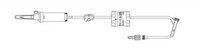 Primary IV Administration Set MedStream Gravity 1 Port 20 Drops / mL Drip Rate 15 Micron Filter 92 Inch Tubing Solution Flow Regulator MS750E Box of 50 MS750E MedStream 1145010_BX