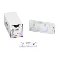 Absorbable Suture with Needle Coated Vicryl™ Polyglactin 910 P-3 3/8 Circle Precision Reverse Cutting Needle Size 5 - 0 Braided J463G Box/12