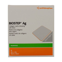 Silver Collagen Dressing Biostep™ Ag 2 X 2 Inch Square Sterile 66800126 Each/1