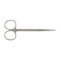 Iris Scissors Miltex® 4-1/2 Inch Length OR Grade German Stainless Steel NonSterile Finger Ring Handle Curved Blade Sharp Tip / Sharp Tip 5-306 Pack of 1 5-306 Miltex® 157507_EA