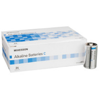 Alkaline Battery McKesson C Cell 1.5V Disposable 24 Pack 4857 Each/1