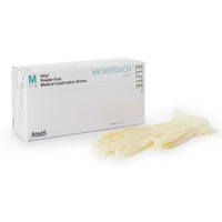 Exam Glove Micro-Touch® Elite® Medium NonSterile Stretch Vinyl Standard Cuff Length Smooth Ivory Not Rated 3092 Case of 1000 3092 Micro-Touch® Elite® 453104_CS