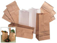 Grocery Bag General Brown Kraft Paper #4 BAGGK4500 Pack of 500 BAGGK4500 General 721111_PK