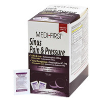 Sinus Relief Medi-First® 500 mg - 5 mg Strength Tablet 250 per Box 81948 Box of 250 81948 Medi-First® 769187_BX