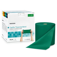 Exercise Resistance Band McKesson CanDo® Green 5 Inch X 50 Yard Medium Resistance 169-5623 Each/1