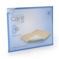 Super Absorbent Dressing KerraMax Care® Gentle Border 6 x 6 Inch Square PRD500-1175 Case of 130 PRD500-1175 KerraMax Care® Gentle Border 1189380_CS