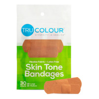 Tru-Colour Skin Tone Adhesive Bandages for Olive Skin Tone Shades