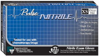 Exam Glove Pulse® Nitrile Large NonSterile Nitrile Standard Cuff Length Textured Fingertips Aqua Blue Chemo Tested 177302 Case of 2000 177302 Pulse® Nitrile 764271_CS