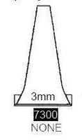 Ear Speculum Tip Round Tip Plastic 3 mm Disposable 7300 Pack of 1000 7300 Ortec® 365135_PK