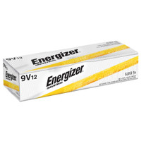 Energizer 9V Alkaline Battery Disposable 12 per pack, Case of 6 EN22 EnergizerÂ® 258468_CS