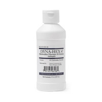 Surgical Scrub Solution Dyna-Hex 4® 8 oz. Bottle 4% Strength CHG (Chlorhexidine Gluconate) NonSterile 1061DYN08 Pack of 1 1061DYN08 Dyna-Hex 4® 864113_EA