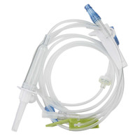 Primary IV Administration Set LifeShieldÂ® Gravity 3 Ports 15 Drops / mL Drip Rate Without Filter 100 Inch Tubing 1266428 - Pack of 1 1266428 LifeShield® 534328_EA