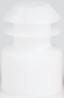 McKesson Tube Closure Polyethylene Flanged Plug Cap White 16 mm For Use with 16 mm Blood Drawing Tubes, Glass Test Tubes, Plastic Culture Tubes NonSterile 177-116152W Bag/1000