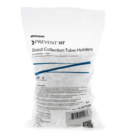 McKesson Prevent® HT Blood Collection Tube Holder / Needle Holder Universal Fit, Clear, Non-Stackable, Multi-Sample 13 mm and 16 mm Blood Collection Tubes 16-BCTHLDR Bag of 250 16-BCTHLDR McKesson Prevent® HT 1144307_BG