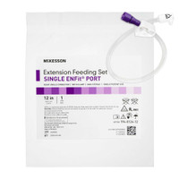 Bolus Enteral Feeding Extension Tube Set McKesson 12 Inch, EnFit, Secure Lock Right Angle Connector and Clamp, NonSterile 194-0124-12 Pack of 1 194-0124-12 McKesson 1183122_EA