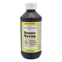 Laxative Geri-Care® Syrup 8 oz. Senna Leaf Extract Q451-08-GCP Case of 24 Q451-08-GCP Geri-Care® 1211710_CS