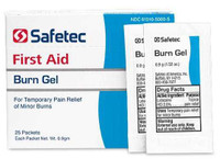Burn Relief Topical Gel 0.9 Gram Individual Packet 50006 Case of 900 50006 SAFETEC OF AMERICA 1120935_CS