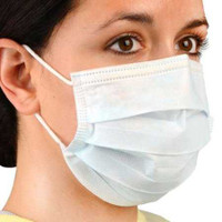 Procedure Mask Cardinal Health™ Pleated Earloops One Size Blue NonSterile ASTM Level 1 Adult AT7511M Case of 300 AT7511M Cardinal Health™ 1205865_CS