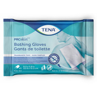 Rinse-Free Bathing Glove Wipe TENA® ProSkin™ Soft Pack Unscented 5 Count 54367 Case/225