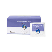 Alcohol Prep Pad Cardinal Health 70% Strength Isopropyl Alcohol Individual Packet Medium Sterile MW-APM Case of 4000 MW-APM CARDINAL HEALTH 1204058_CS