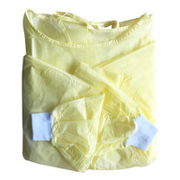 Protective Procedure Gown Large Yellow NonSterile Not Rated Disposable 9100-261L Case of 100 9100-261L Welmed 1190871_CS