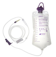 Gravity Feeding Bag Set with ENFIT™ Connector and Transitional Adapter AMSure® 1200 mL Bag ENF1203KLD Case/30
