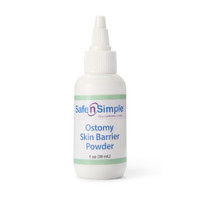 Ostomy Skin Barrier Powder Safe N Simple™ 1 oz. SNS92301 Case/40