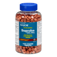 Pain Relief Major® 200 mg Strength Ibuprofen Tablet 1,000 per Bottle 00904674780 Bottle/1