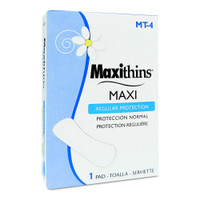 Feminine Pad Maxithins® Maxi Regular Absorbency MT-4 Each/1