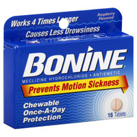 Nausea Relief Bonine 25 mg Strength Chewable Tablet 8 per Box - Pack/8