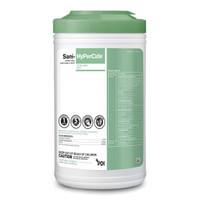 Sani-HyPerCide™ Surface Disinfectant Cleaner Premoistened Germicidal Manual Pull Wipe 65 Count Canister Vinegar Scent NonSterile P26584 Case of 6 P26584 Sani-HyPerCide™ 1197661_CS
