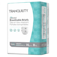 Unisex Adult Incontinence Brief Tranquility® Essential X-Large Disposable Heavy Absorbency 2747 Bag of 8 2747 Tranquility® Essential 1198169_BG