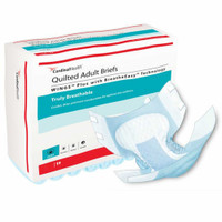 Unisex Adult Incontinence Brief Wings™ Quilted Plus with BreatheEasy™ Technology X-Large Disposable Heavy Absorbency 66135 Bag of 15 66135 Wings™ Quilted Plus with BreatheEasy™ Technology 1176300_BG