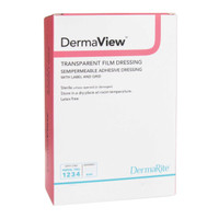 Transparent Film Dressing DermaView™ 4 x 5 Inch 2 Tab Delivery Rectangle Sterile 00251E Pack of 1 00251E DermaView™ 670710_EA