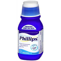 Laxative Phillips'® Milk of Magnesia Original Flavor Liquid 12 oz. 400 mg / 5 mL Strength Magnesium Hydroxide 12843035302 Pack of 1 12843035302 Phillips'® Milk of Magnesia 830710_EA