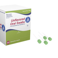 Oral Swab Dynarex® Untreated Foam Tip 1 per Pack 1218 Case of 1000 1218 Dynarex® 805965_CS