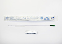 Urethral Catheter Cure Catheter® Straight Tip Hydrophilic Coated Plastic 14 Fr. 16 Inch HM14 Box/30