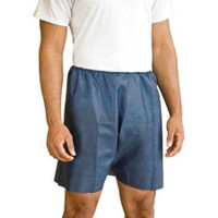 Exam Shorts MediShorts® 2X-Large / 3X-Large Navy Blue Nonwoven Adult Disposable 62380 Case of 50 62380 MediShorts® 796444_CS