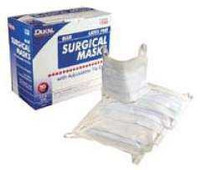 Surgical Mask Dukal® Pleated Earloops One Size Blue NonSterile ASTM Level 1 Adult 1541 Box of 50 1541 Dukal® 697435_BX