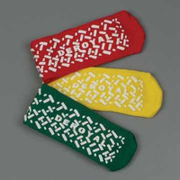 Fall Management Slipper Socks Large / X-Large Yellow Above the Ankle M3045-U Case of 24 M3045-U Deroyal 1076264_CS