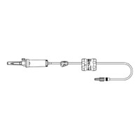 Primary IV Administration Set MedStream Gravity Without Ports 20 Drops / mL Drip Rate 15 Micron Filter 92 Inch Tubing Solution Flow Regulator MS755 Case of 300 MS755 MedStream 1137993_CS