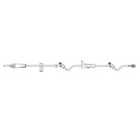 Primary IV Administration Set SafeDay™ Gravity 2 Ports 15 Drops / mL Drip Rate Without Filter 106 Inch Tubing Solution Without Flow Regulator 352636 Case of 50 352636 SafeDay™ 1181016_CS
