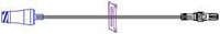 IV Extension Set Needle-Free Port Small Bore 7 Inch Tubing B33150 Case of 50 B33150 ICU Medical 842932_CS