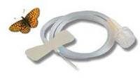 Scalp Vein Infusion Set SecureTouch™ 19 Gauge 3/4 Inch 12 Inch Tubing Without Port 26702 Box of 50 26702 SecureTouch™ 323574_BX