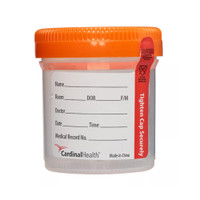 Urine Specimen Container 53 x 62 mm 90 mL (3 oz.) Screw Cap Sterile CHB13903A Case of 400