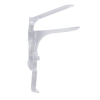 Vaginal Speculum McKesson Graves NonSterile Office Grade Plastic Small Double Blade Duckbill Disposable Without Light Source Capability 209 Case of 100 209 McKesson 911774_CS
