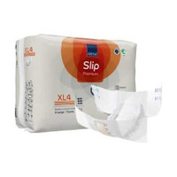 Unisex Adult Incontinence Brief Abena® Slip Premium XL4 X-Large Disposable Heavy Absorbency 1000021294 Case of 48 1000021294 Abena® Slip Premium XL4 1218210_CS