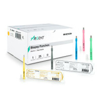 Biopsy Punch McKesson Argent™ Dermal Five 2 mm, Five 3 mm, Five 4 mm, Five 5 mm, and Five 6 mm 16-1317 Box/25